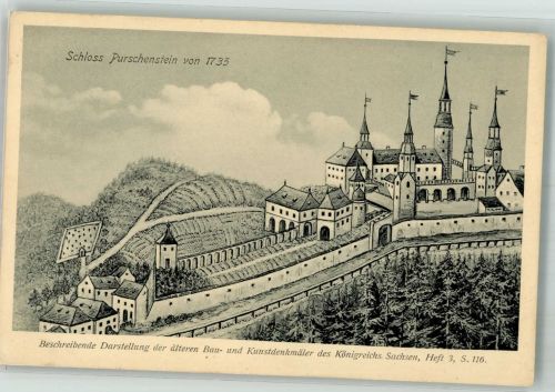 09544 O9336 Neuhausen , Erzgeb - Schloss Purschenstein