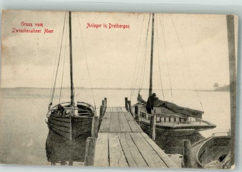 26160 W2903 Dreibergen 1906 - Bootsanleger auf dem Zwischenahner Meer