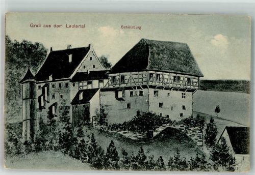 72534 W7427 Hayingen 1909 Künstlerkarte Das ehemalige Schloss Schülzburg