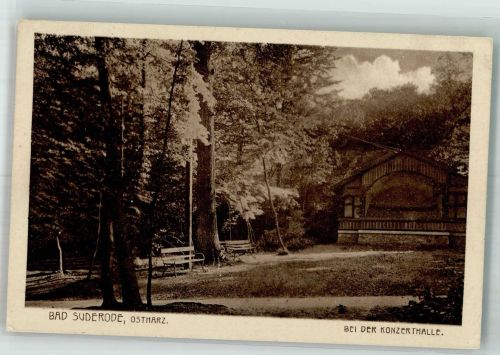 06507 O4302 Bad Suderode 1930 - Bei der Konzerthalle Verlag Louis Glaser 24661