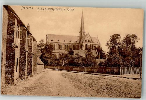 18209 O2560 Bad Doberan - Doberaner Münster mit altem Klostergebäude