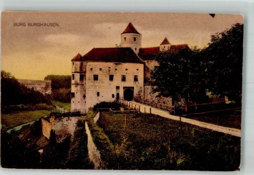 84489 W8263 Burghausen , Salzach 1921 - Burg Burghausen