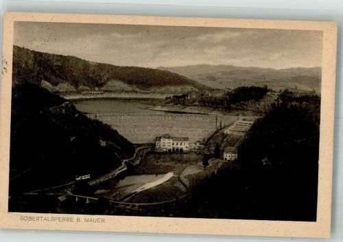 Mauer Pilchowice 1932 - Bobertalsperre Staumauer