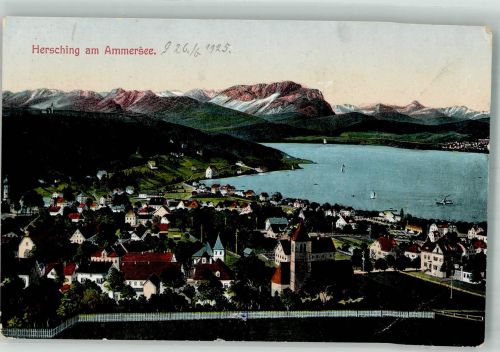 82211 W8036 Herrsching a. Ammersee 1925 Gebrauchsspuren