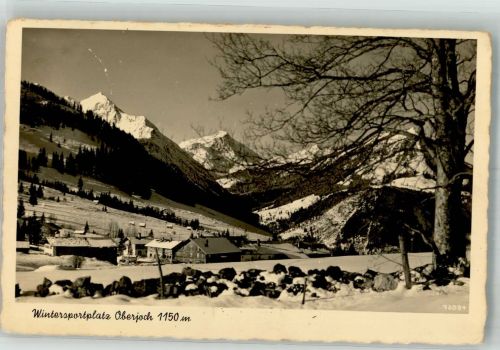 87541 W8973 Oberjoch 1942 Winter Panorama des Ortes Fotograf Nachbaur Feldpost WK II Nachrichten-Ers.-Abtlg. 5