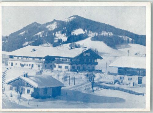 83324 W8222 Ruhpolding Gebrauchsspuren Cafe Pension Hüttenstempel