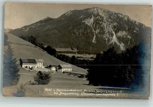 83324 W8222 Ruhpolding 1926 - Pension Sektkellerei Wein Maier Schwendt