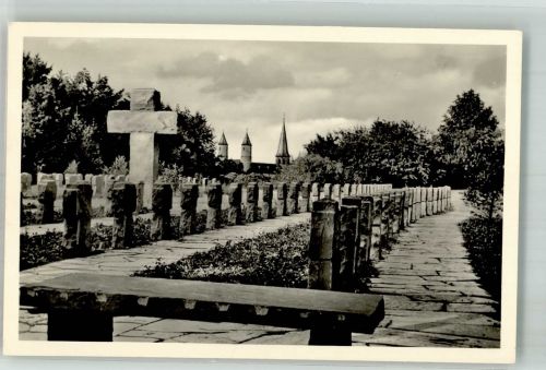 53925 W5370 Steinfeld b Kall Foto AK Ehrenfriedhof Kloster