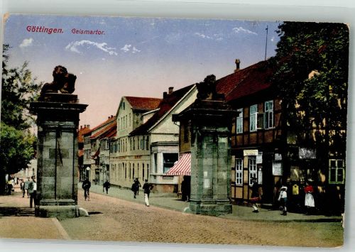 37073 W3400 Göttingen , Niedersachs Gebrauchsspuren Geismartor Rückseite fehlt