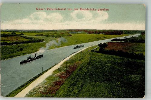 24103 W2300 Kiel , Ostsee Gebrauchsspuren Kaiser-Wilhelm-Kanal