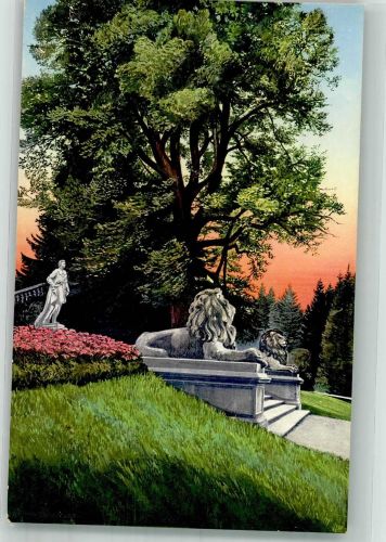 82488 W8107 Ettal - Kgl. Schloss Linderhof Königslinde Schlosspark