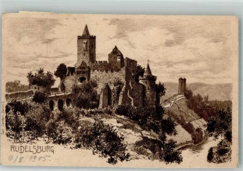 06628 O4801 Saaleck 1905 - Rudelsburg