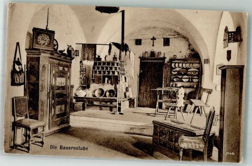 07318 O6800 Saalfeld , Saale - Thüringisches Heimatmuseum Bauernstube Fotograf Schlegel