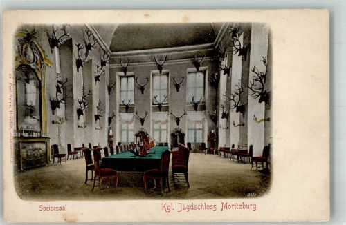 01468 O8105 Moritzburg - Jagdschloss Moritzburg Speisesaal