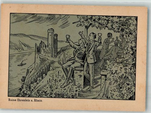 65385 W6220 Rüdesheim am Rhein - Ruine Ehrenfels
