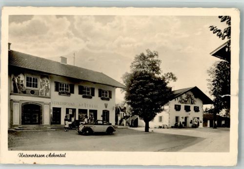 83246 W8218 Unterwössen Gebrauchsspuren Verkehrsamt Apotheke Oldtimer