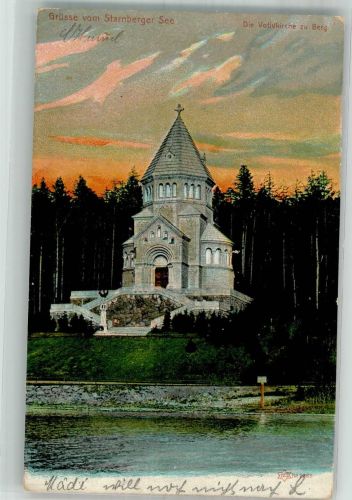 82335 W8137 Berg , Starnberger See 1906 - Votovkirche