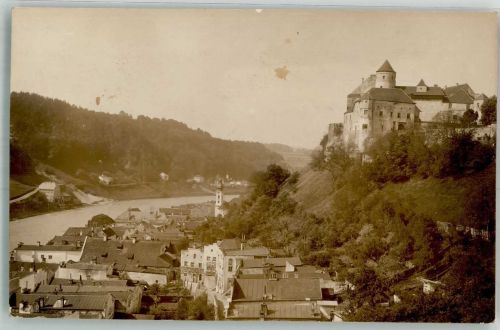 84489 W8263 Burghausen , Salzach 1916 - Burg