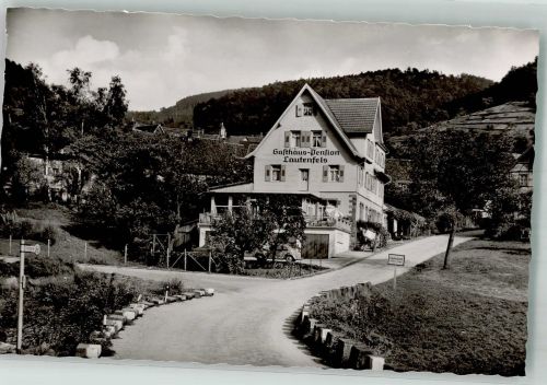 76593 W7562 Lautenbach , Murgtal - Gasthaus Pension Lautenfels