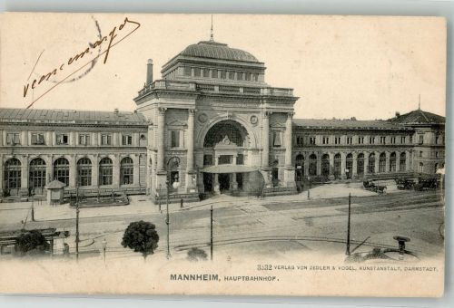 68159 W6800 Mannheim 1904 - Hauptbahnhof
