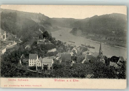 01829 O8306 Wehlen Stadt Gebrauchsspuren