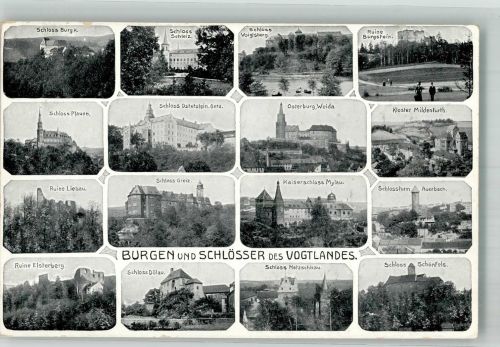 08499 O9803 Mylau - Vogtland Burgen und Schlösser