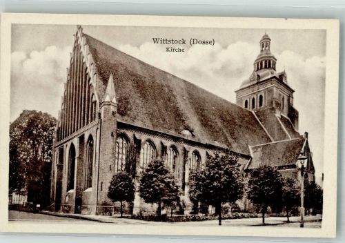 16837 O1951 Wittstock , Dosse - Kirche