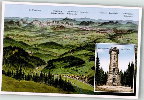01844 O8355 Neustadt , Sachs - Aussichtsturm Unger