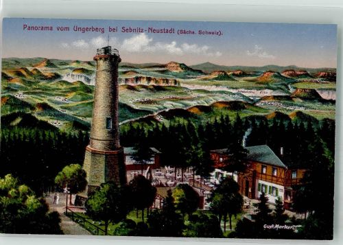 01844 O8355 Neustadt , Sachs - Aussichtsturm Unger Gasthaus Ungerberg