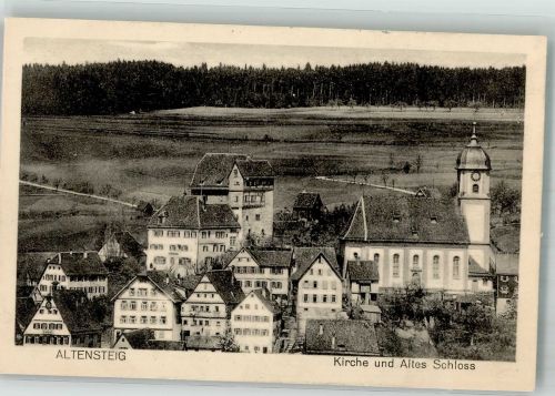 72213 W7272 Altensteig , Württ - Kirche Altes Schloss
