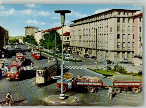 34117 W3500 Kassel , Hess - Ständeplatz Straßenbahn Omnibus LKW VW Käfer