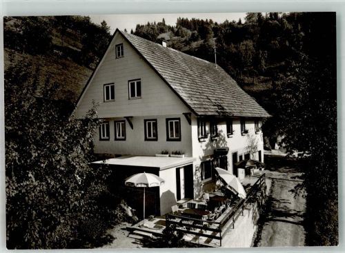 77728 W7603 Lierbach Gebrauchsspuren Gasthaus Wahlholzstüble