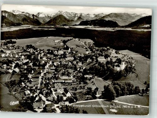 87730 W8944 Grönenbach , Allgäu - Fliegeraufnahme