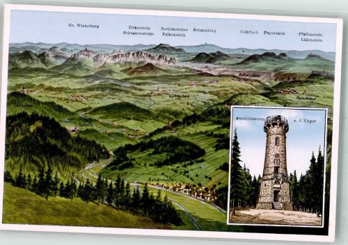 01844 O8355 Neustadt , Sachs - Aussichtsturm Unger
