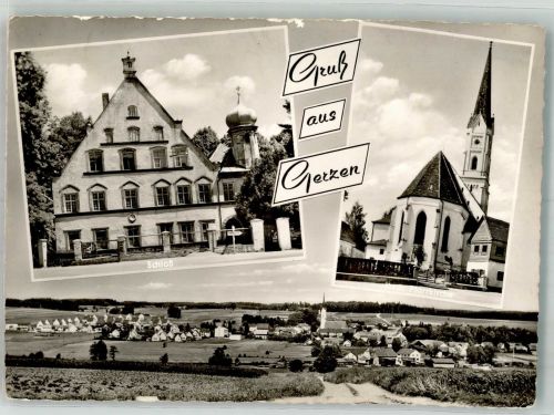 84175 W8311 Gerzen , Vils - Schloss Pfarrkirche