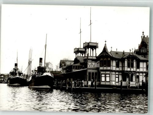 24937 W2390 Flensburg FOTO KEINE AK Dampfer Hafen Ort handschriftlich