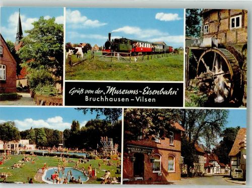 27305 W2814 Bruchhausen-Vilsen - Museums Eisenbahn Freibad Wassermühle