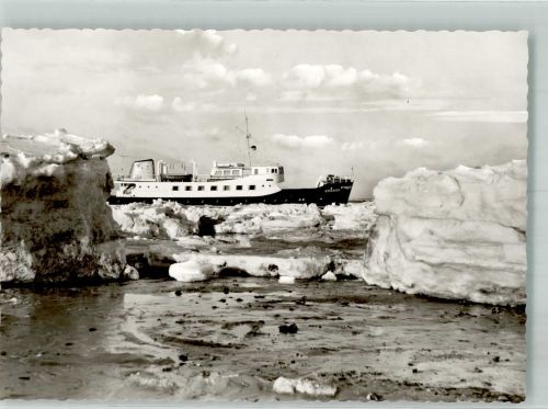 Amrum - M.S. Uthlande auf Eisfahrt