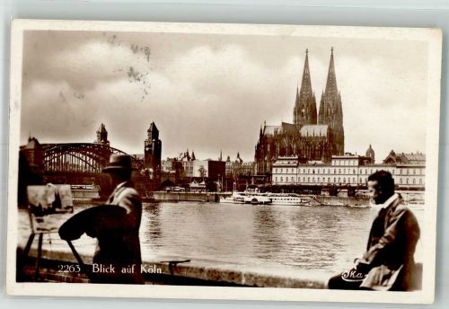50667 W5000 Köln Deutz 105 - Blick auf Köln Dom u. Hohenzollernbrücke
