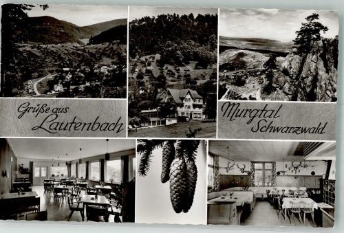 76593 W7562 Lautenbach , Murgtal - Gasthaus Pension Lautenfelsen