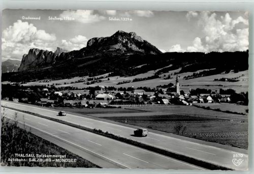 5303 Thalgau Foto AK Auto- Bahn Salzburg-Mondsee
