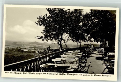 01848 O8352 Brand b Hohnstein, Sächs Schweiz - Rauenstein m. großem u. kleien Bärenstein