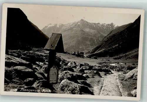 6481 Plangeross 1938 Foto AK Wegkreuz