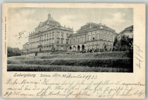 71634 W7140 Ludwigsburg , Württ - Schloss