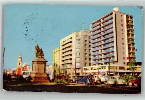 Santiago 1962 Gebrauchsspuren Denkmal Auto