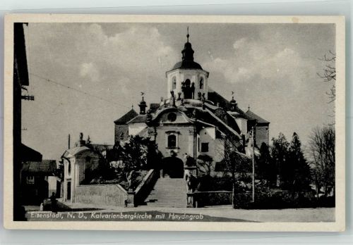 7000 Eisenstadt Foto AK Kalvarienberg- Kirche Haydngrab