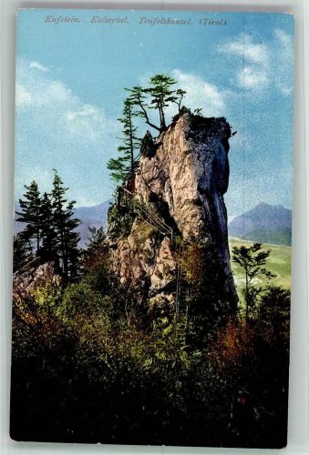 6330 Kufstein Foto AK Teufelskanzel Kaisertal