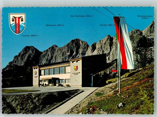 8972 Ramsau am Dachstein Foto AK Bergbahn Talstation Dachsteinsüdwandbahn