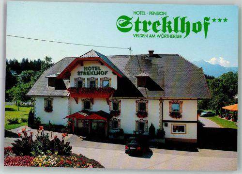 9220 Velden am Wörther See Foto AK Hotel Pension Streklhof