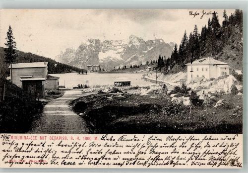 32040 Misurina Gebrauchsspuren Musurina See